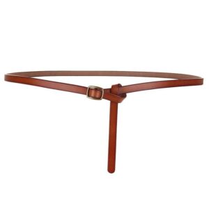 ceinture en cuir à nouer