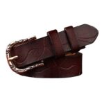 ceinture en cuir décoré pour femme