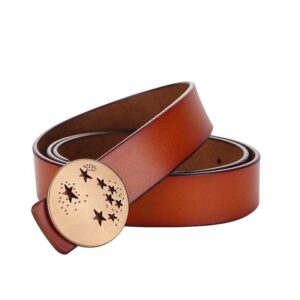 ceinture en cuir lisse