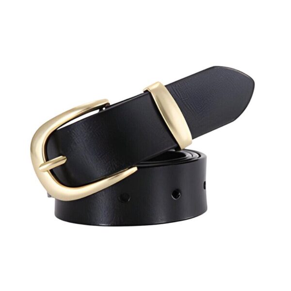 ceinture cuir lisse femme