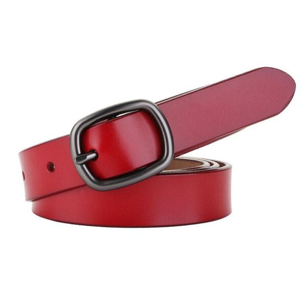 ceinture en cuir lisse pour femme