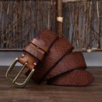 Accessoire mode ceinture cuir