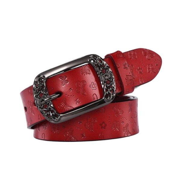 Ceinture en cuir Papillons femme