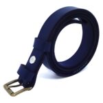 Ceinture en cuir pleine fleur