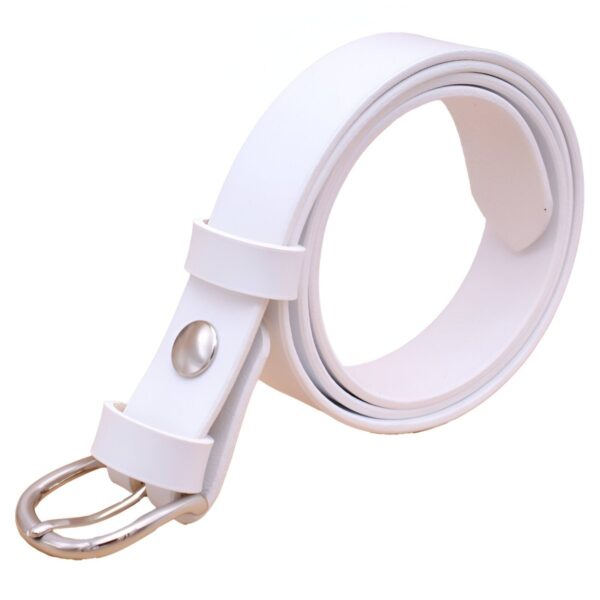 Ceinture en cuir pleine fleur pour femme