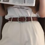 ceinture chic en cuir