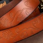 ceinture élégante en cuir