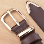 cuir véritable ceinture femme