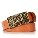 ceinture à boucle pression femme