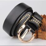 Ceinture cuir élégante pour femme