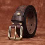 ceinture en cuir véritable