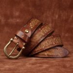 Accessoire mode ceinture cuir
