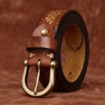 Ceinture élégante en cuir