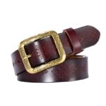ceinture cuir bohème dorée