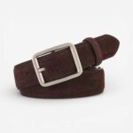 Ceinture en cuir suédé femme