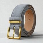 ceinture élégante daim