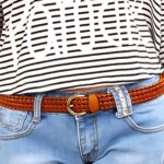 modèle Mariam en cuir tressé