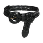 accessoire en cuir tressé