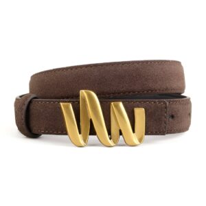 ceinture cuir véritable suédé Laura