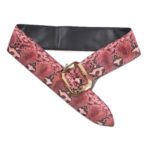 Ceinture luxueuse imprimé serpent