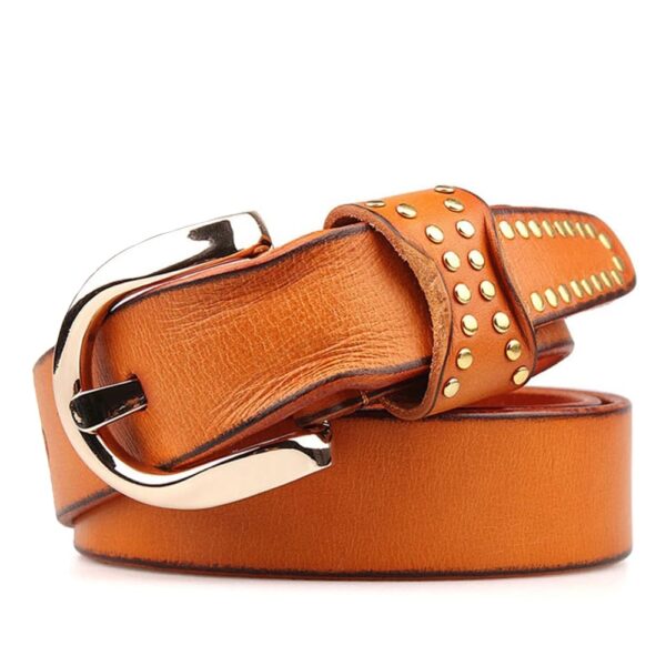Ceinture Cuir Femme Cowboy