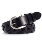 Ceinture cuir véritable femme luxe