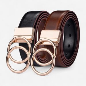 ceinture femme réversible