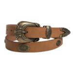 ceinture fine à boucle western vintage