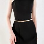 ceinture métallique élégante