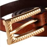 ceinture cuir motifs femme