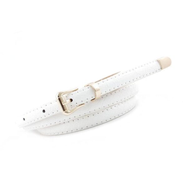 ceinture fine en cuir femme