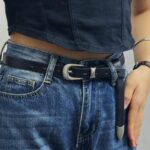 boucle ardillon ceinture fine