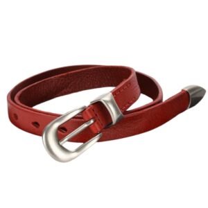 ceinture fine en cuir pour femme