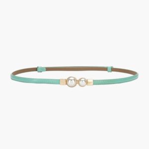 ceinture fine en cuir femme