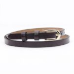 ceinture fine en cuir femme
