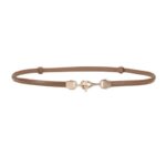 ceinture fine femme cuir