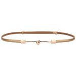 ceinture fine en cuir pour femme
