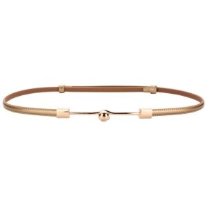 ceinture fine en cuir pour femme