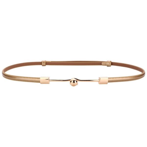 ceinture fine en cuir pour femme