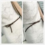 Modèle Angel en cuir tressé