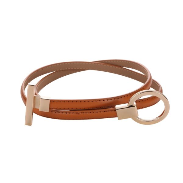 ceinture fine femme dorée