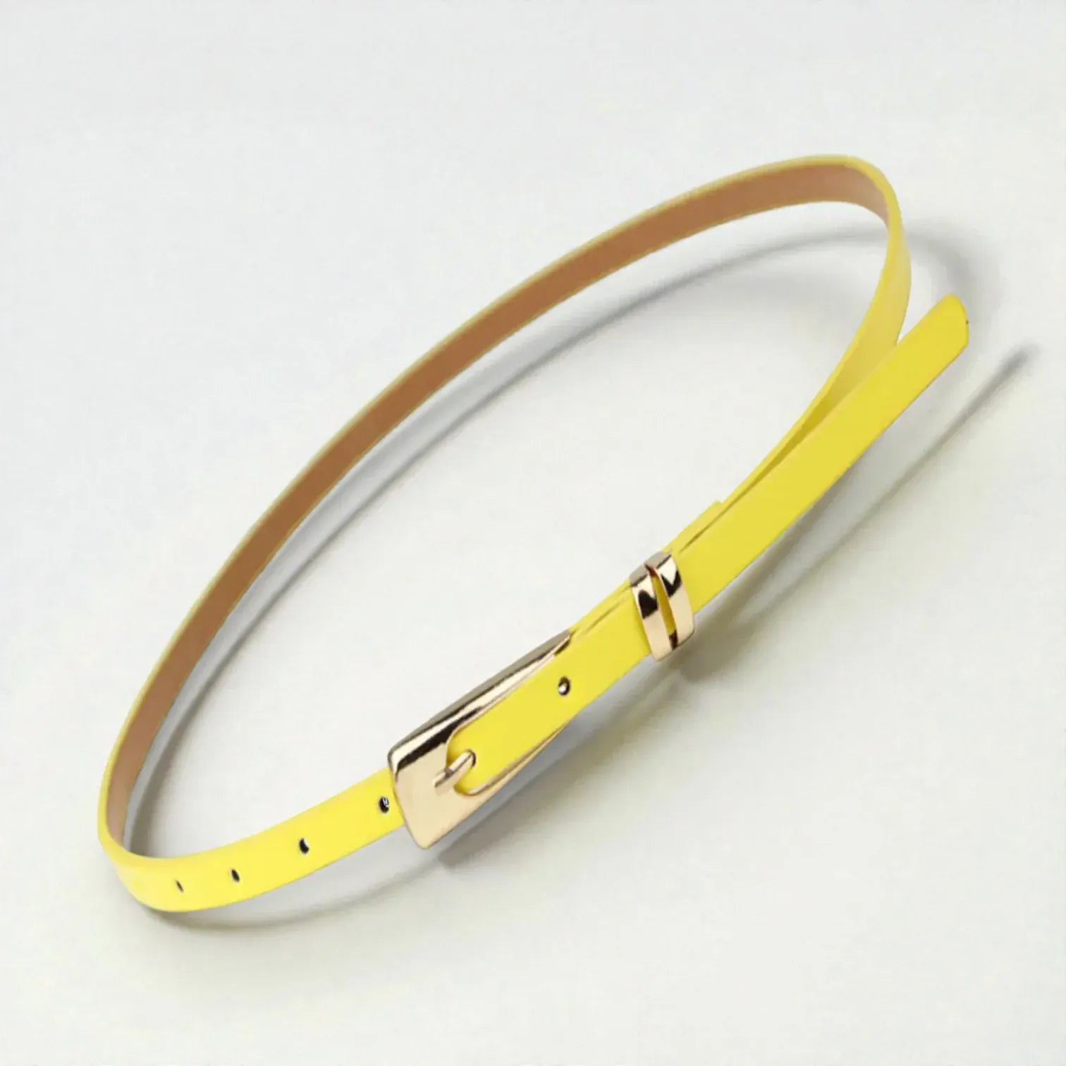 ceinture boucle dorée femme