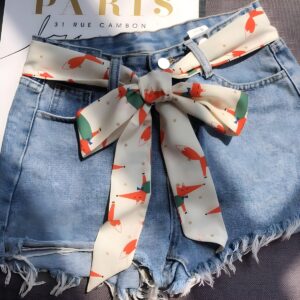 ceinture foulard motif renard Melia