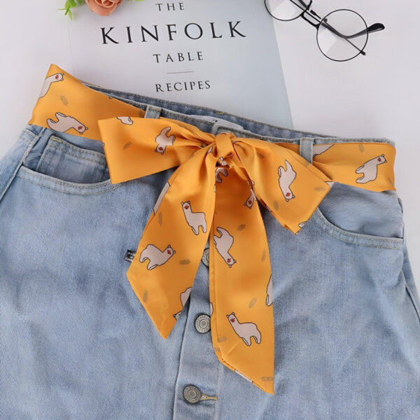 ceinture foulard motifs Alpagas