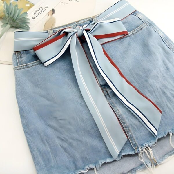 ceinture foulard bleu Mestre