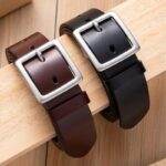 ceinture cuir pleine fleur