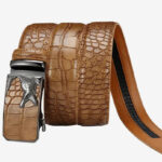 Ceinture cuir exotique