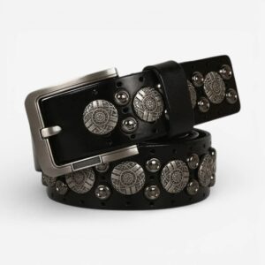 ceinture homme noire Rivano