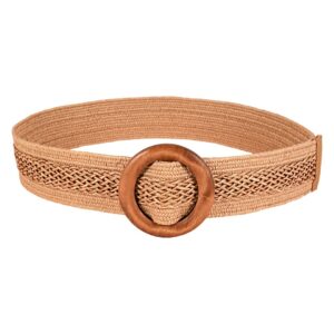 Ceinture large en raphia Jalissa