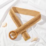 Jalissa ceinture raphia large